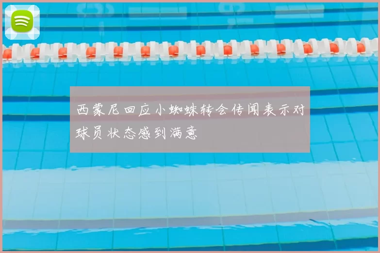 西蒙尼回应小蜘蛛转会传闻表示对球员状态感到满意