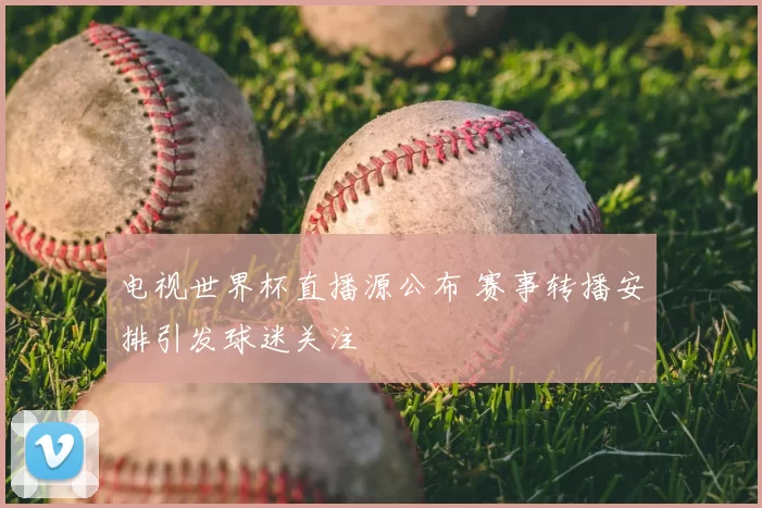 电视世界杯直播源公布 赛事转播安排引发球迷关注